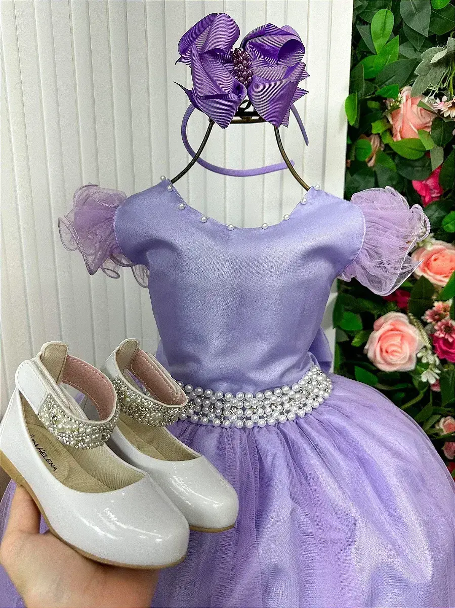 Vestido longo lilas, foto 7