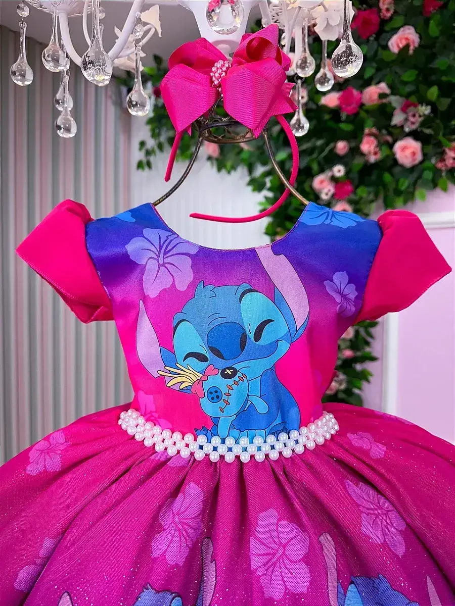 Vestido festa Lilo Stitch, foto 3