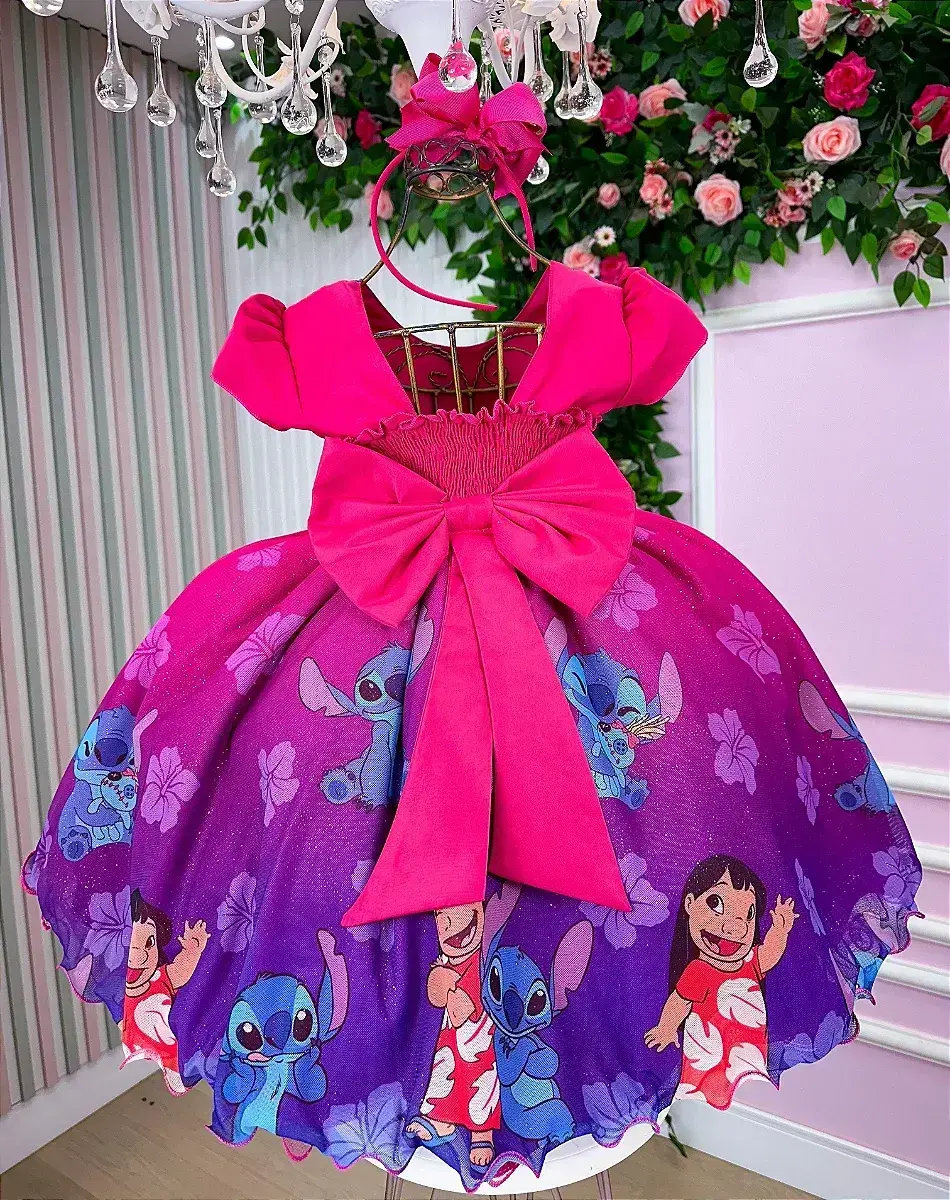 Vestido festa Lilo Stitch, foto 6