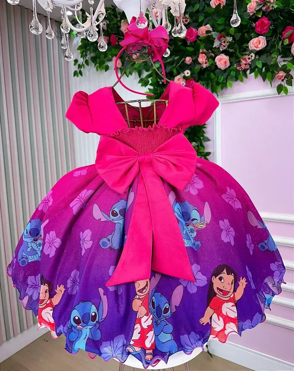 Vestido festa Lilo Stitch, foto 7