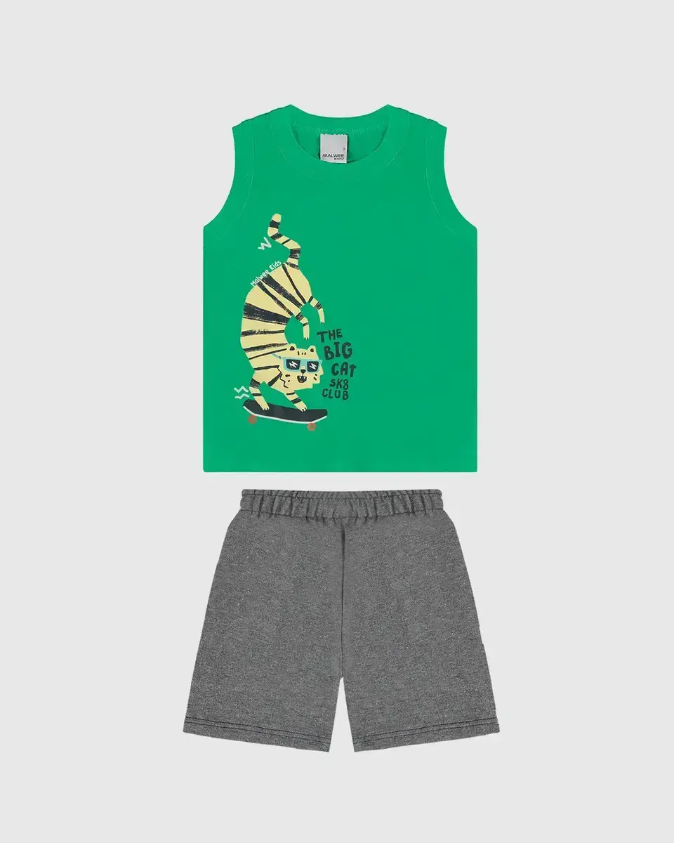 Conjunto the big cat sk8 club