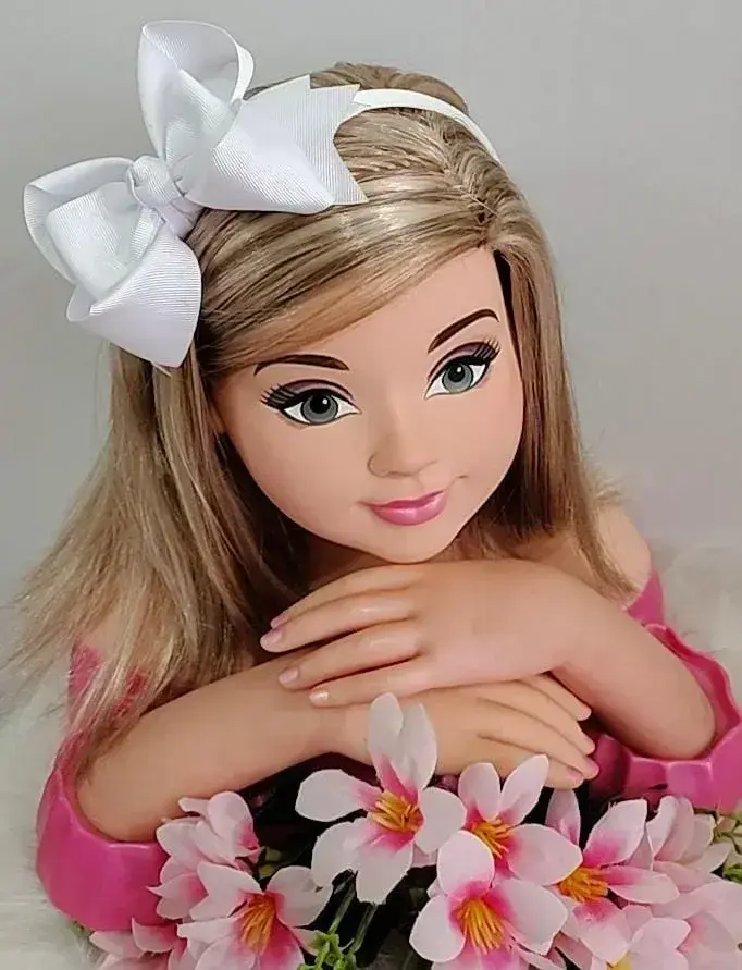 Tiara laço branco
