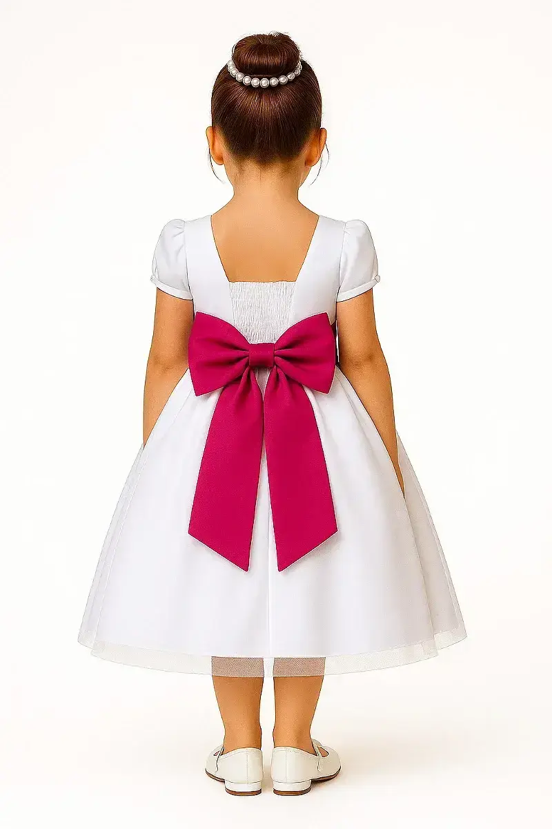Laço opcional faixa do vestido selena pink