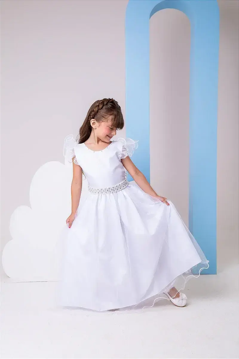 Vestido longo branco, foto 2
