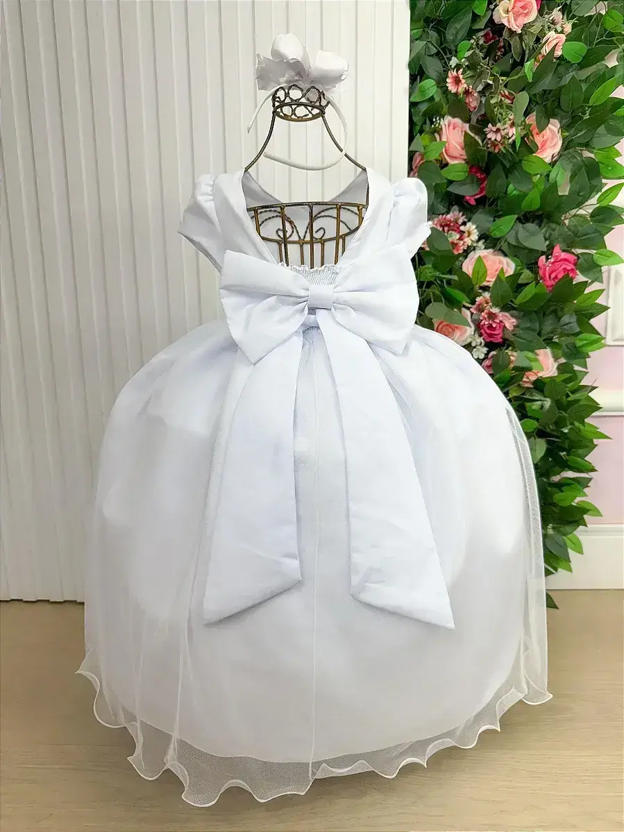 Vestido longo selena branco, foto 4