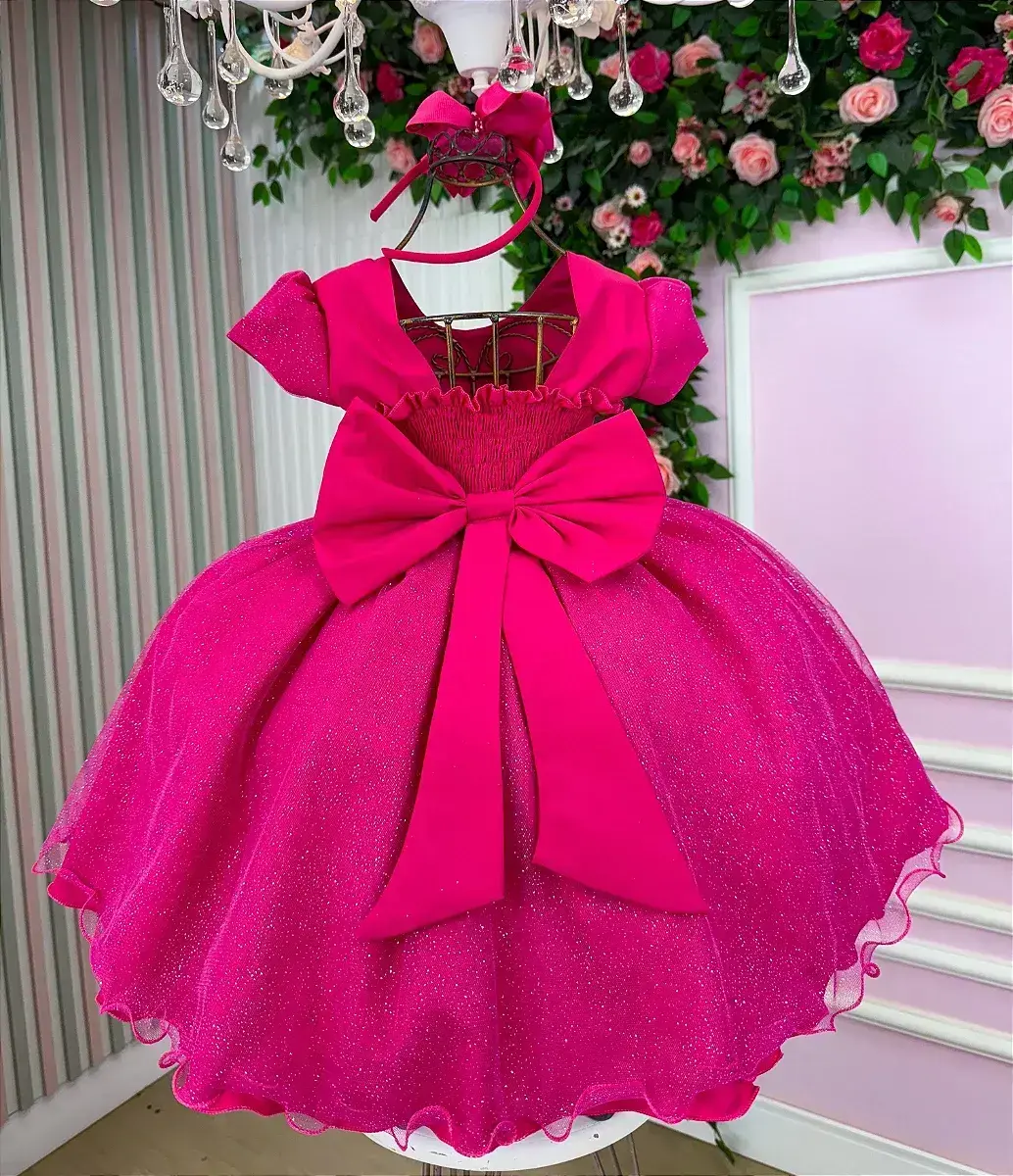 Vestido festa Lilo Stitch pink, foto 4