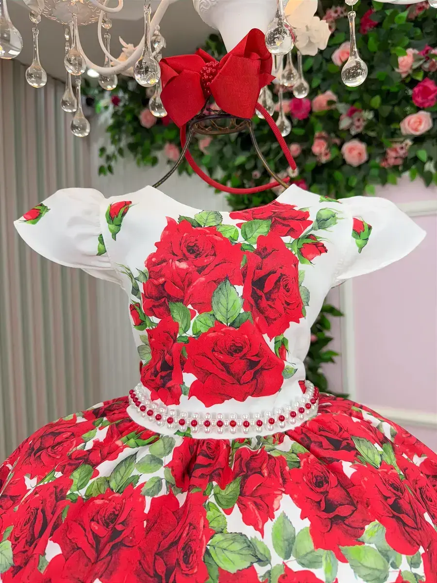 Vestido rubi natalino Natal, foto 4