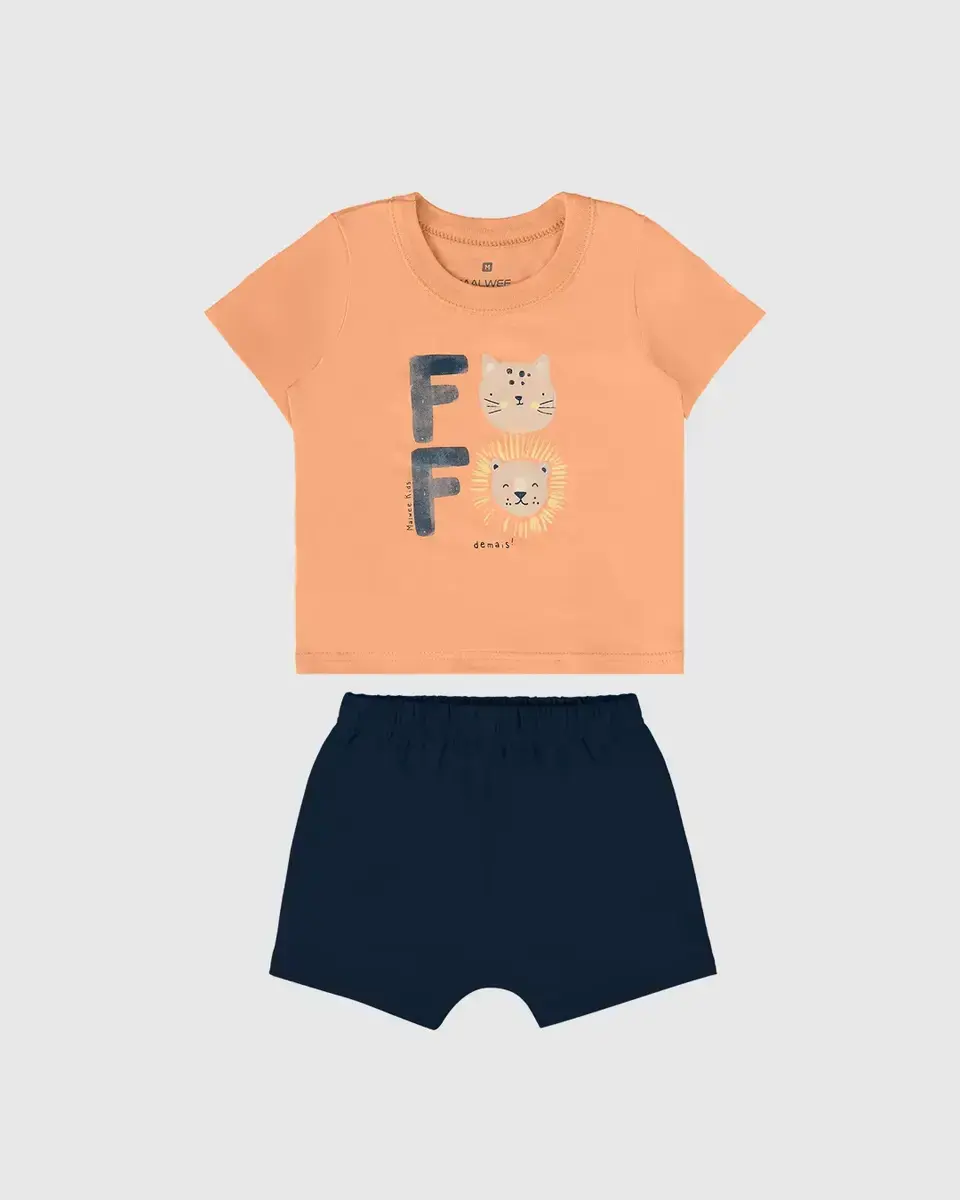 Conjunto camiseta frontal