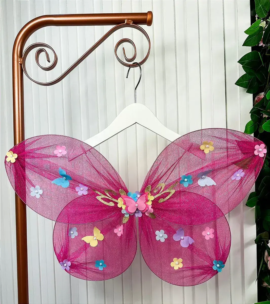 Asa de borboletas fadas pink