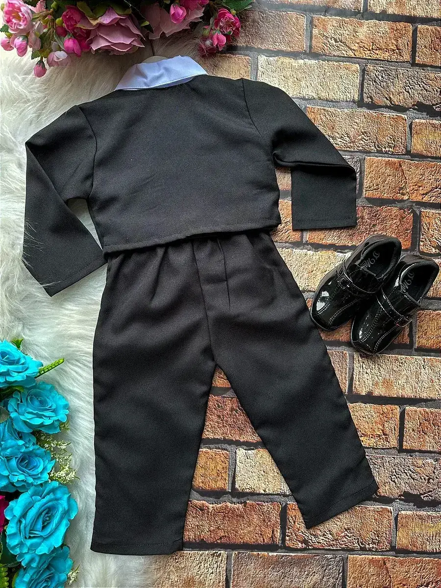 Conjunto social terno hugo preto, foto 3