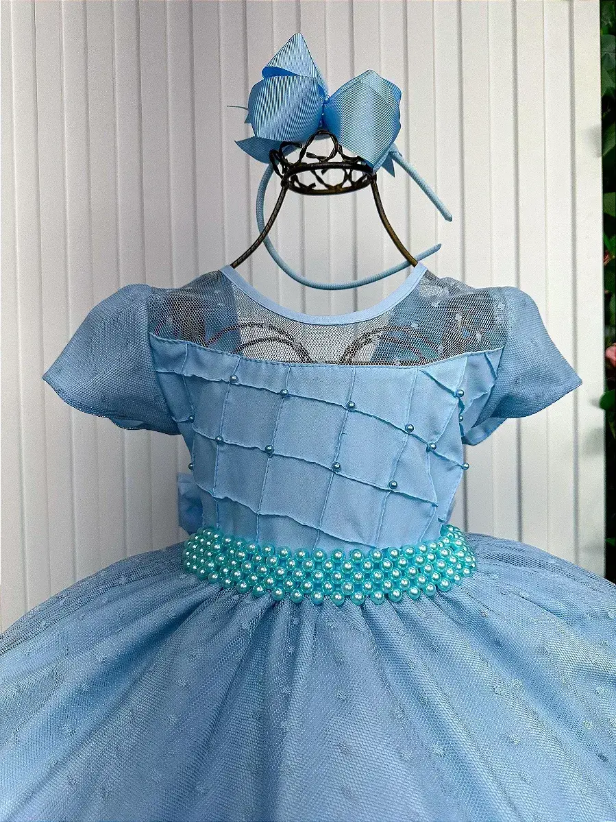Vestido sonia longo azul, foto 2