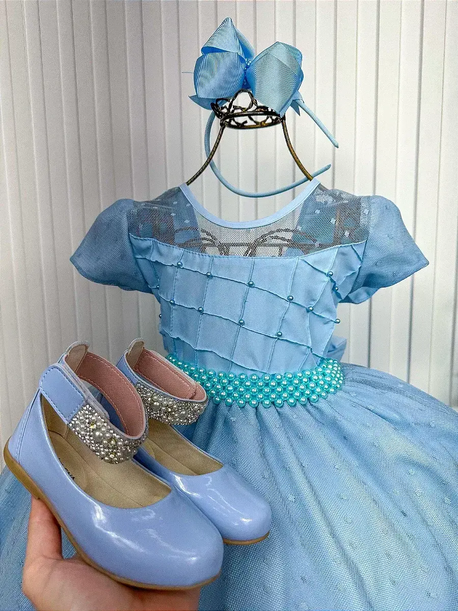 Vestido sonia longo azul, foto 3