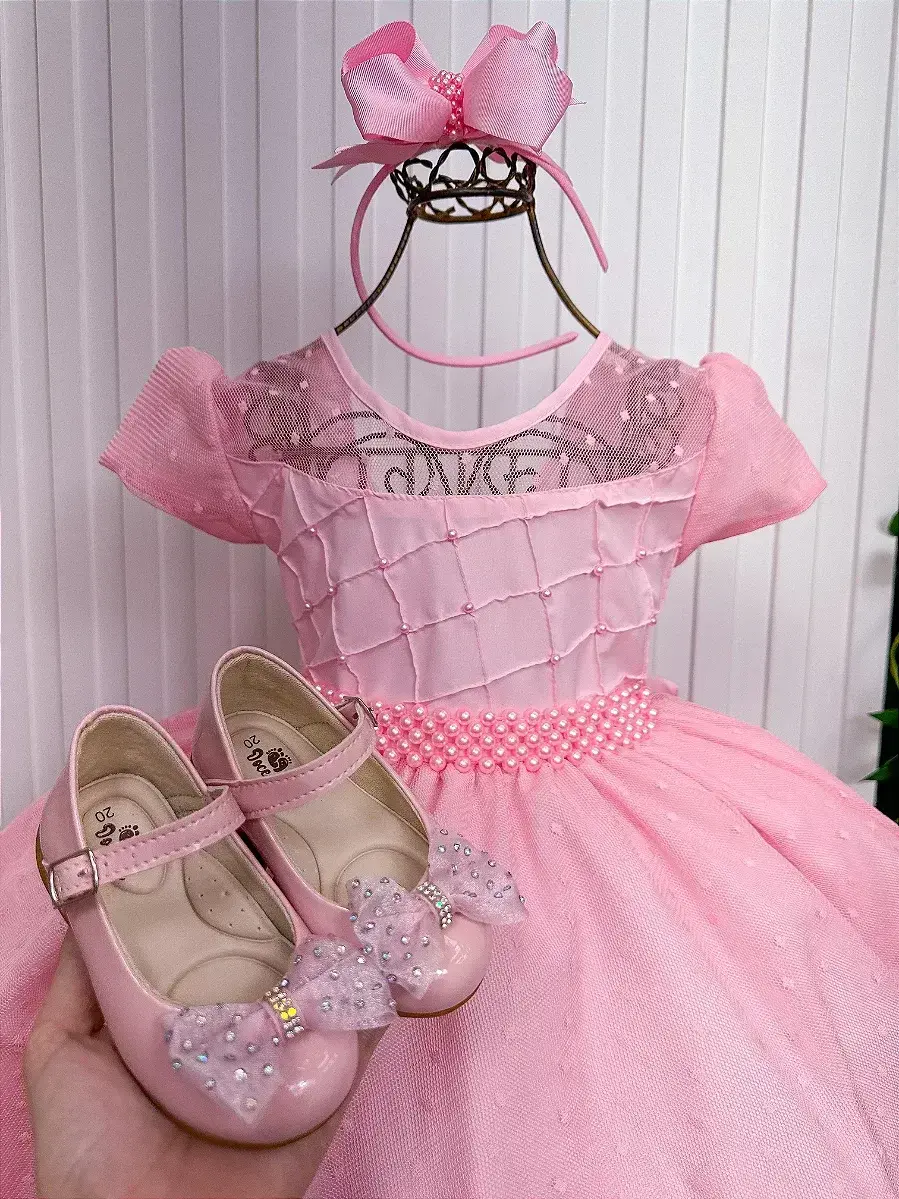 Vestido sonia longo rosa, foto 3