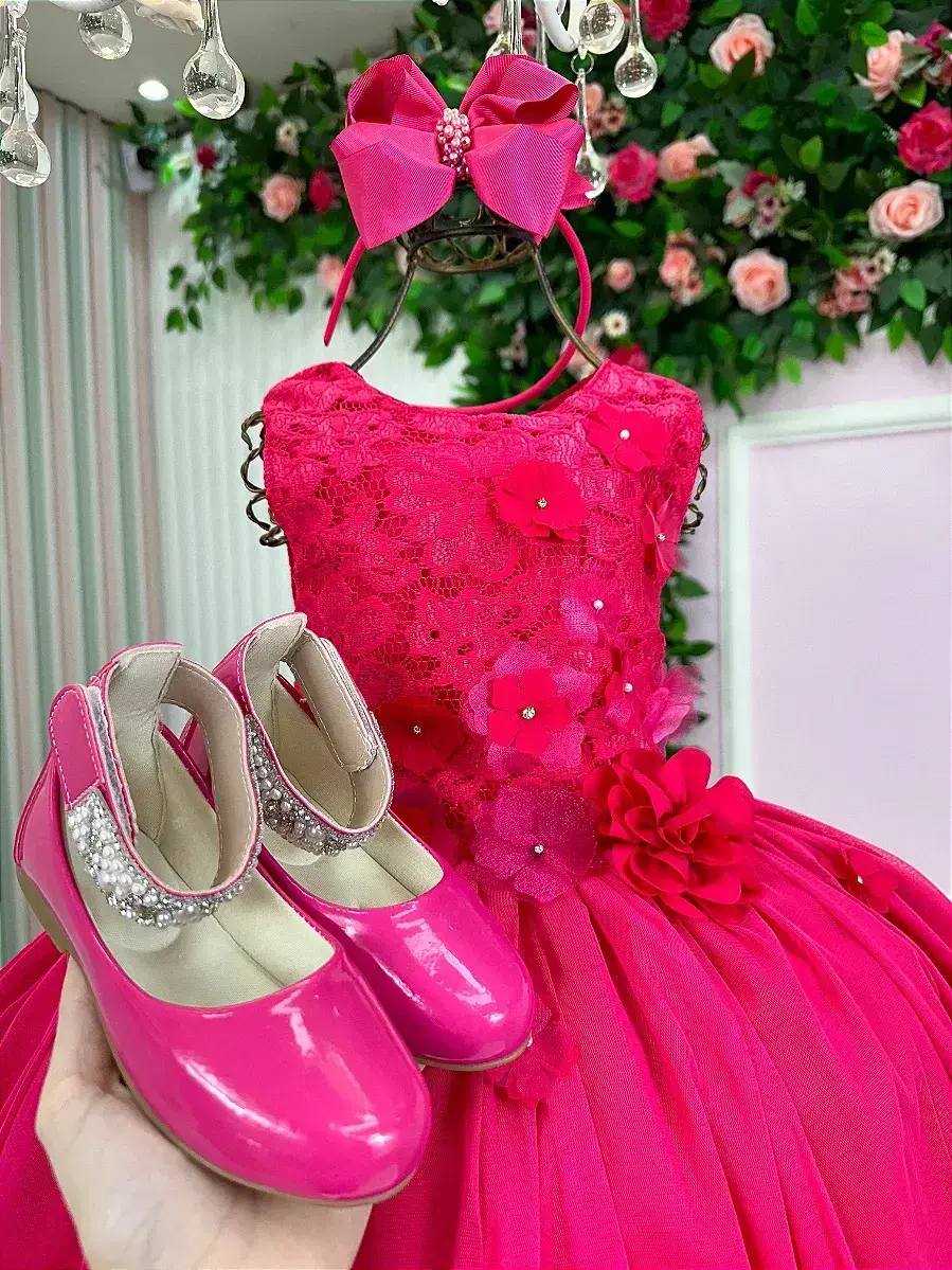 Vestido regata flores pink, foto 7