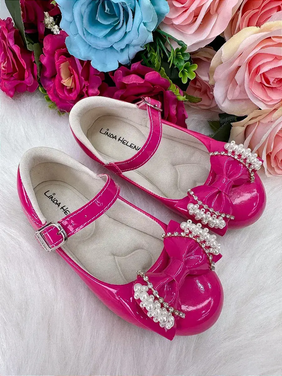 Sapatilha pink perolas neide, foto 3