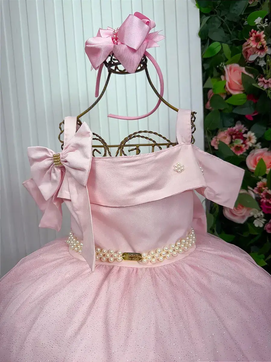 Vestido longo festa rosa, foto 5