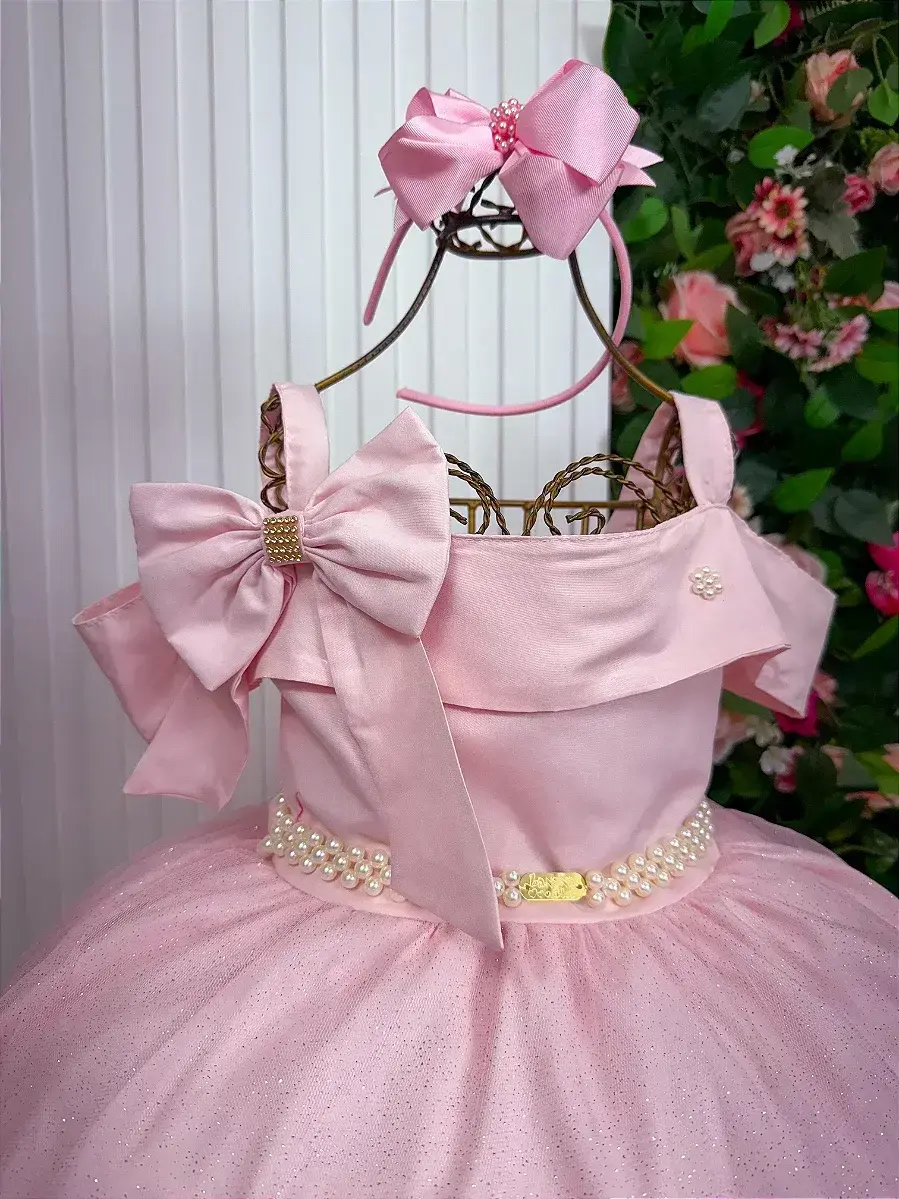 Vestido longo festa rosa, foto 6