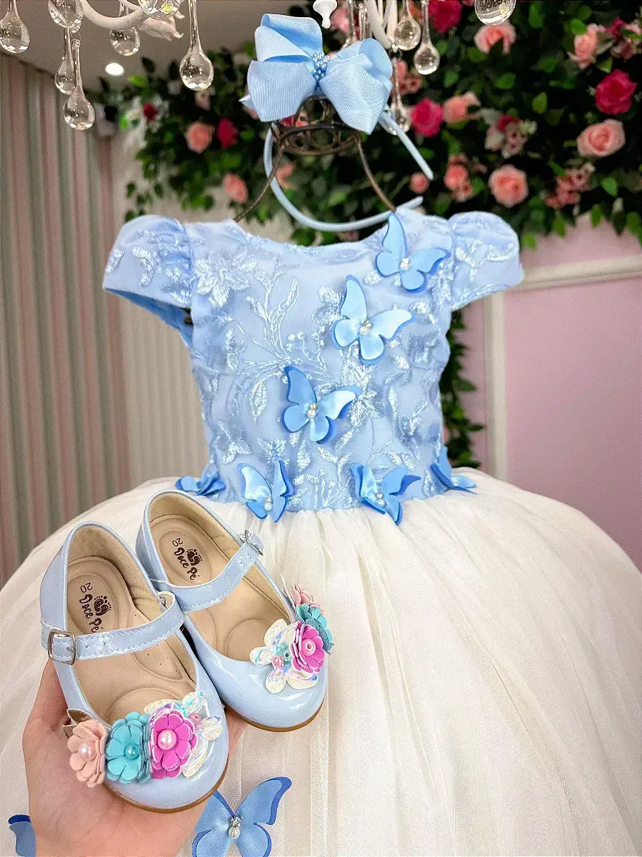 Vestido midi sabrina azul off, foto 7