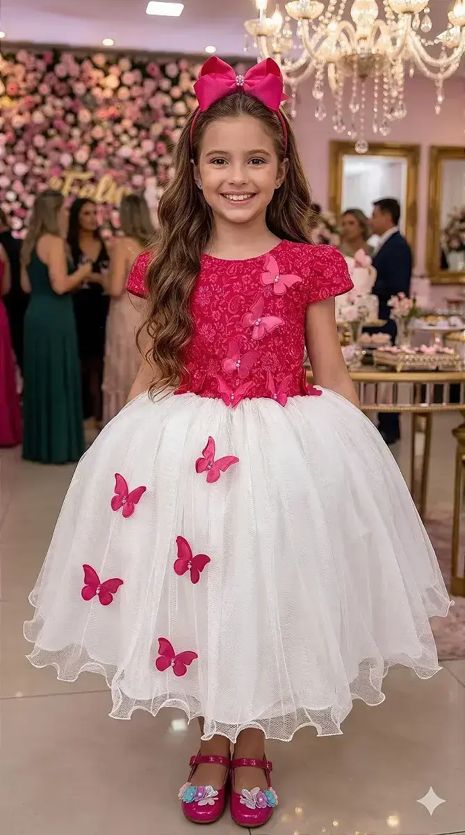 Vestido midi sabrina pink off