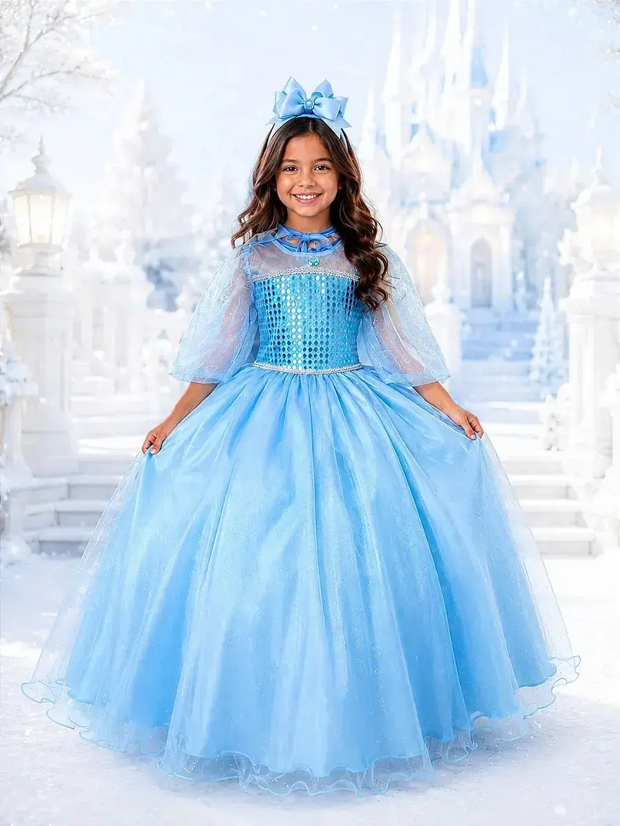 Fantasia longa princesa gelo, foto 2