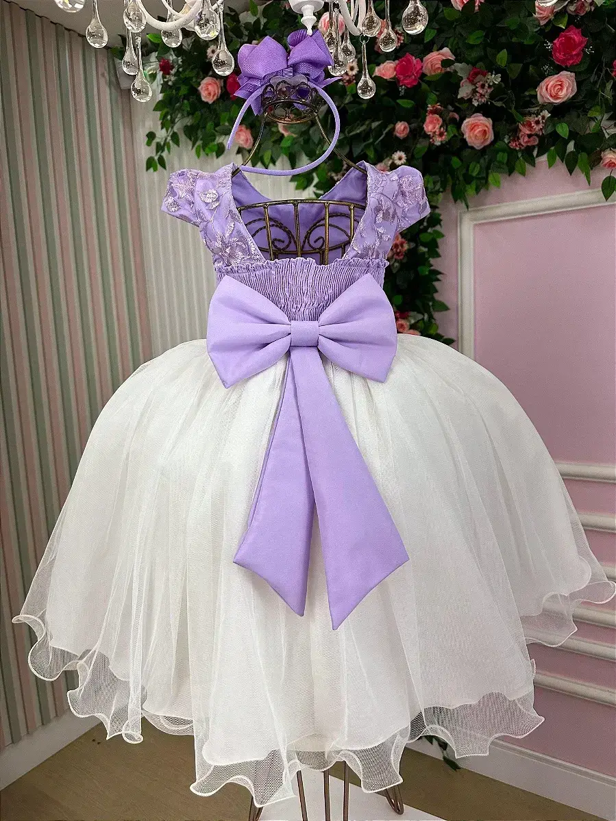 Vestido midi sabrina lilas off, foto 7