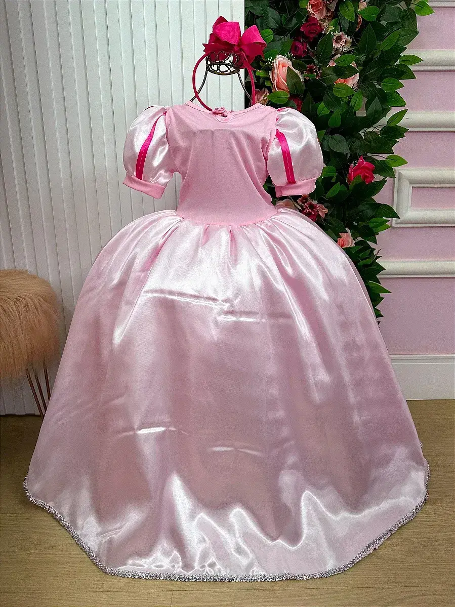 Fantasia longa princesa rosa, foto 5