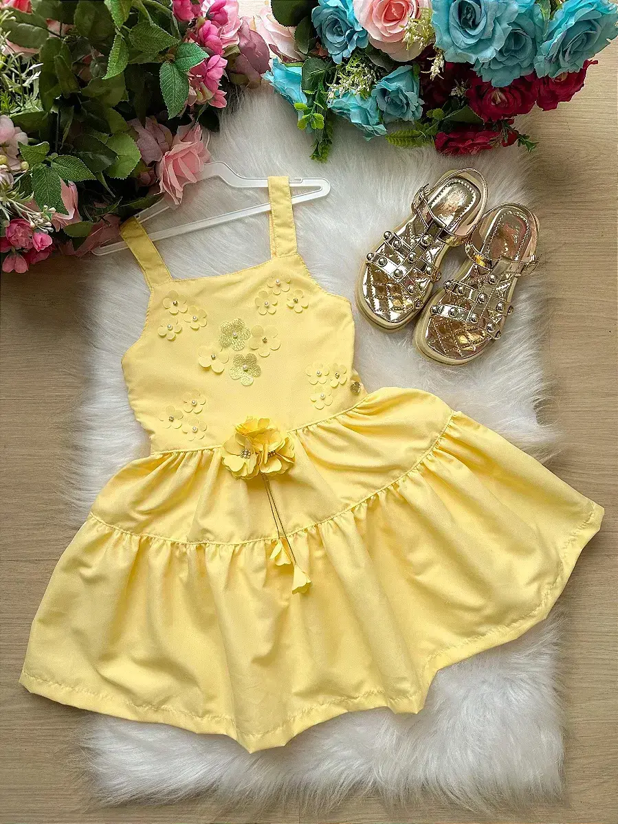Vestido cecilia amarelo, foto 2