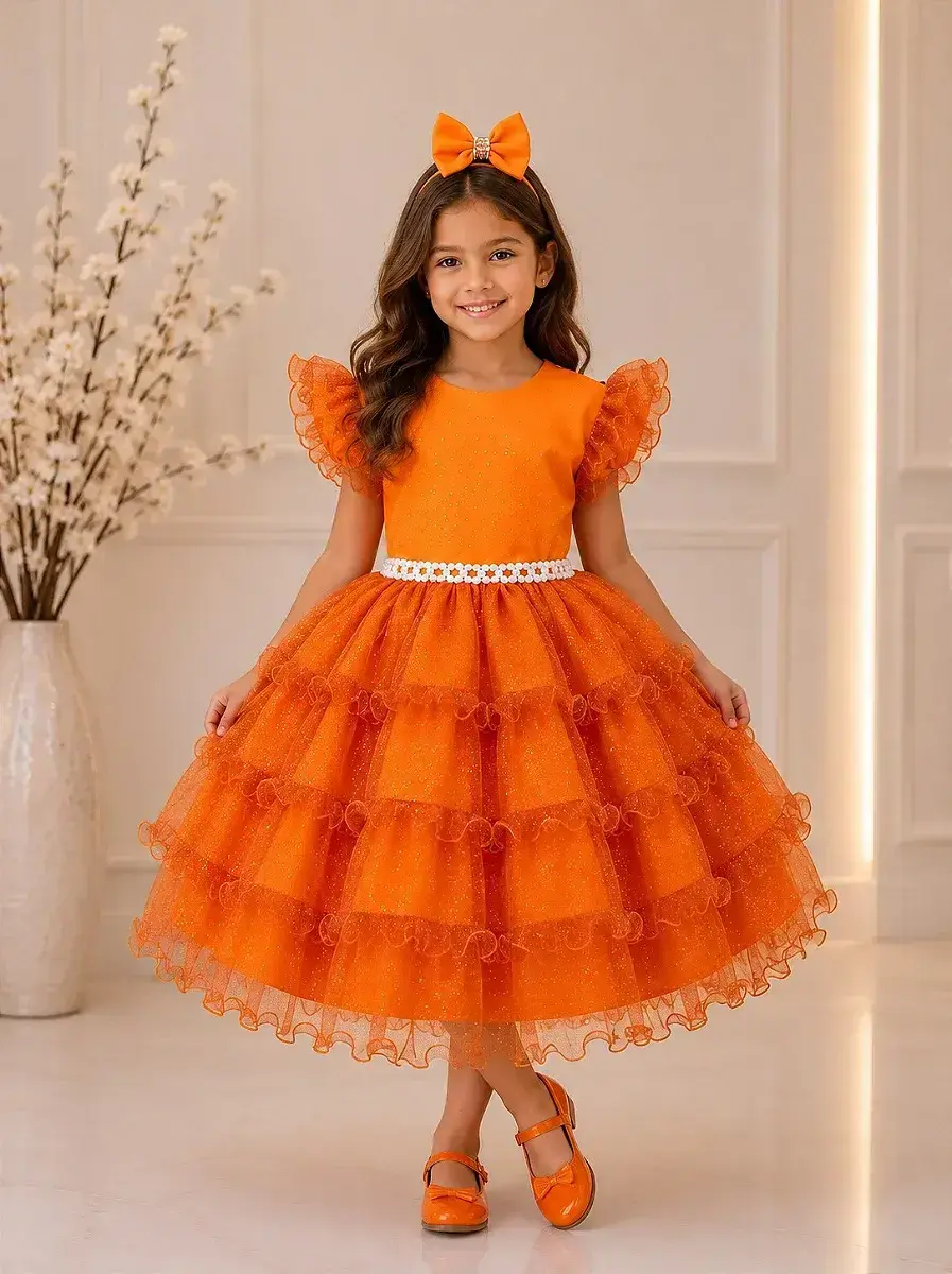 Vestido belinda terracota