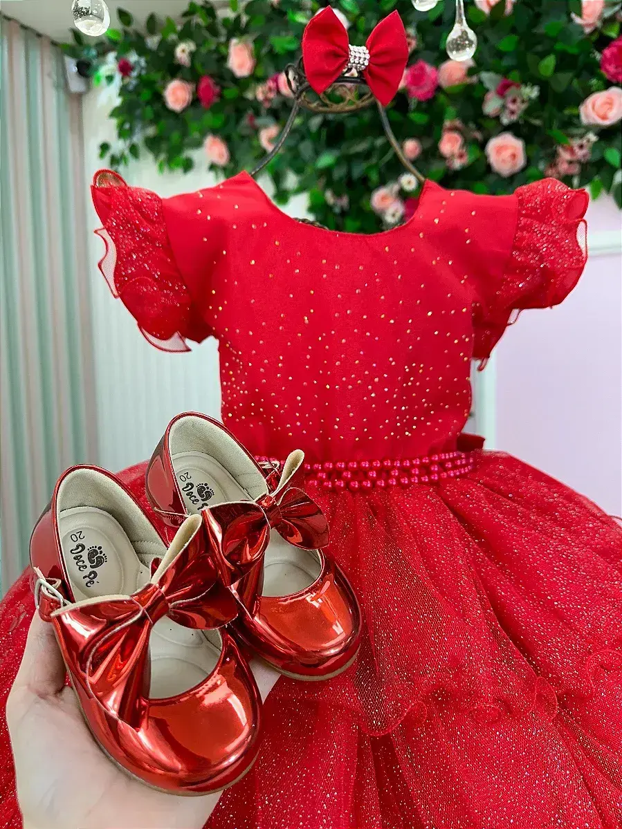 Vestido belinda vermelho, foto 4