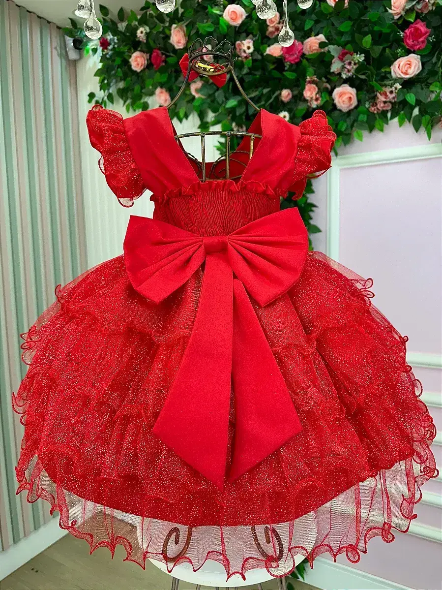 Vestido belinda vermelho, foto 5