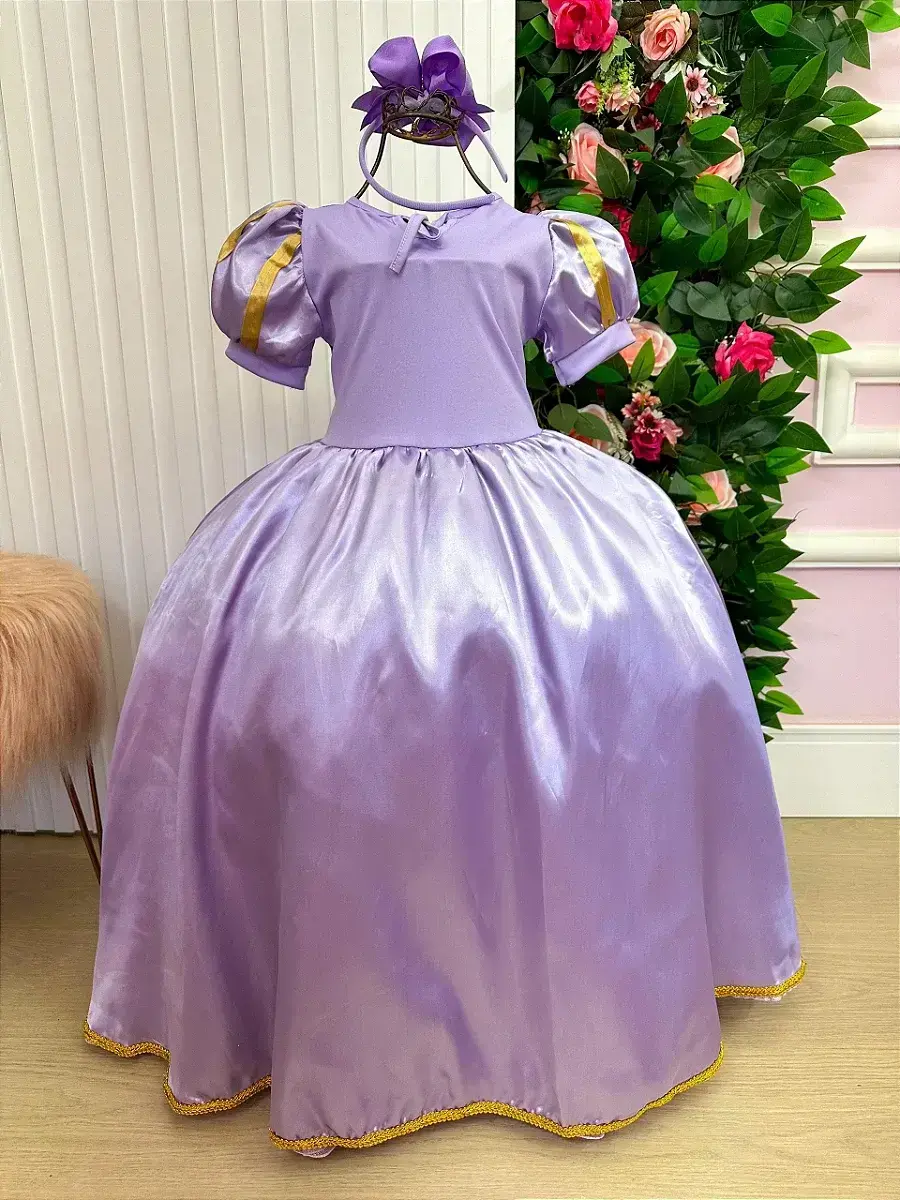 Fantasia longa princesa lilás, foto 4