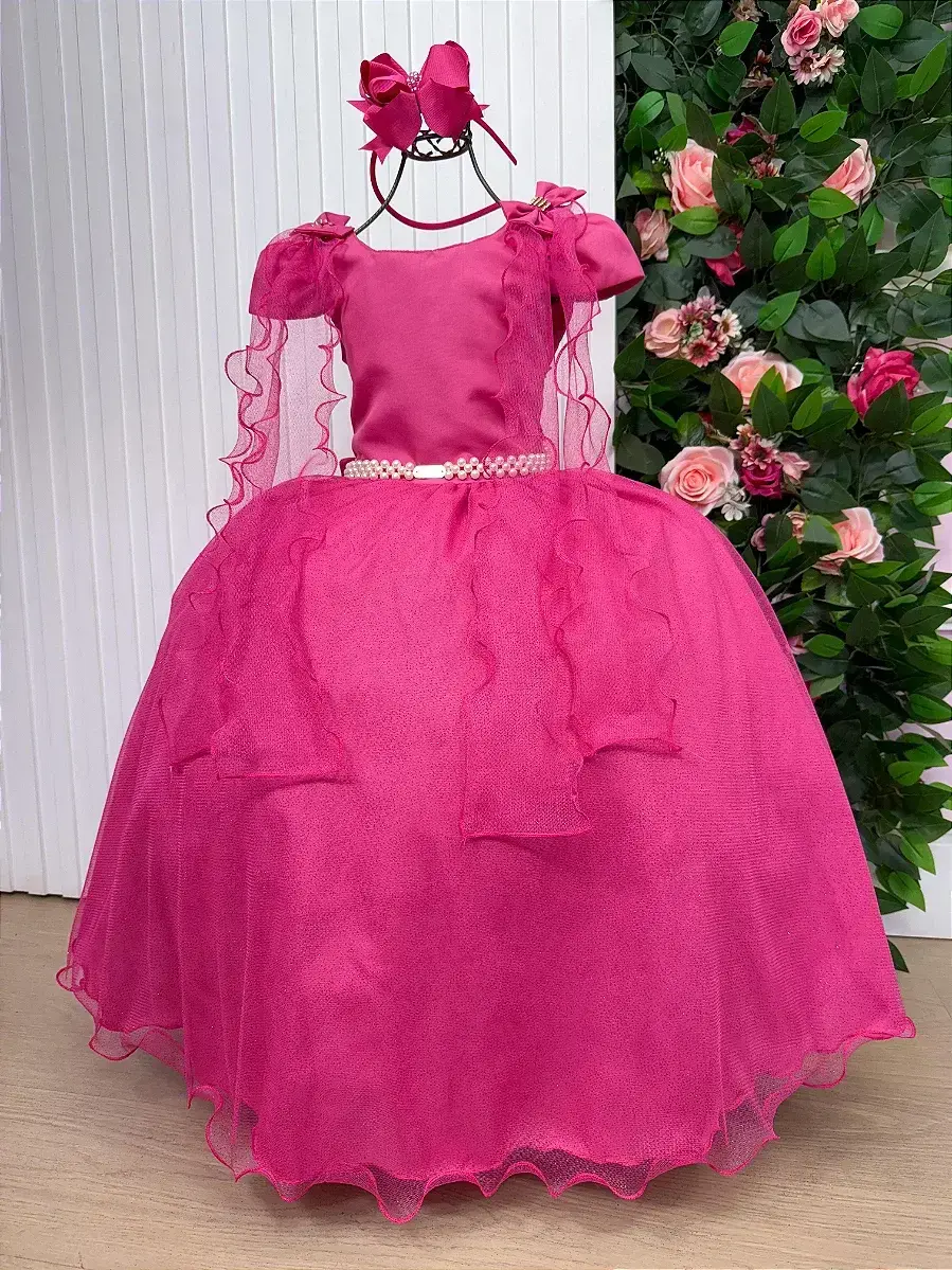 Vestido longo diamante pink, foto 3