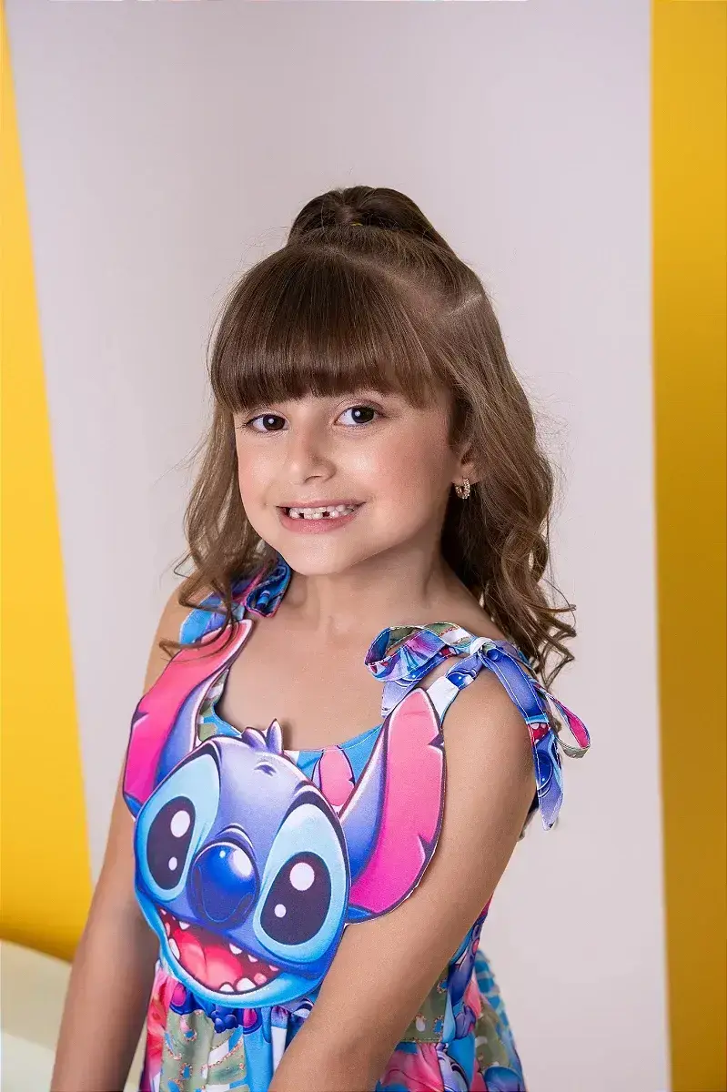 Vestido festa Stitch azul, foto 3