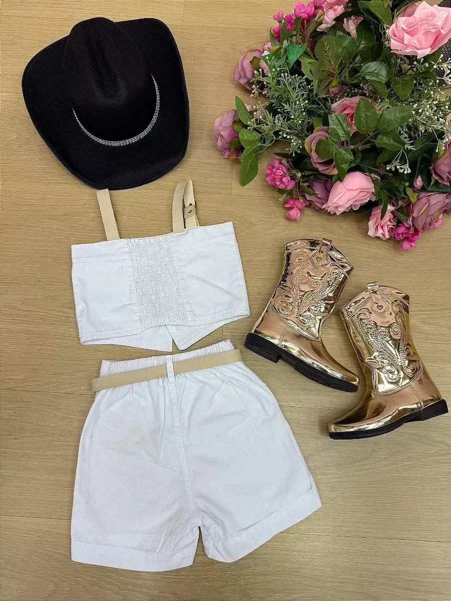 Conjunto jeans branco, foto 6