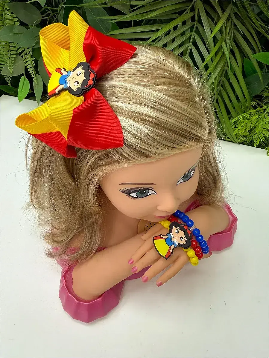 Laço festa princesa maça pulseira, foto 4