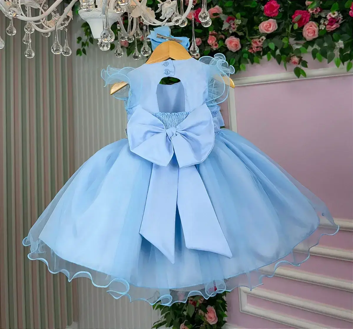 Vestido bebe mia azul, foto 4