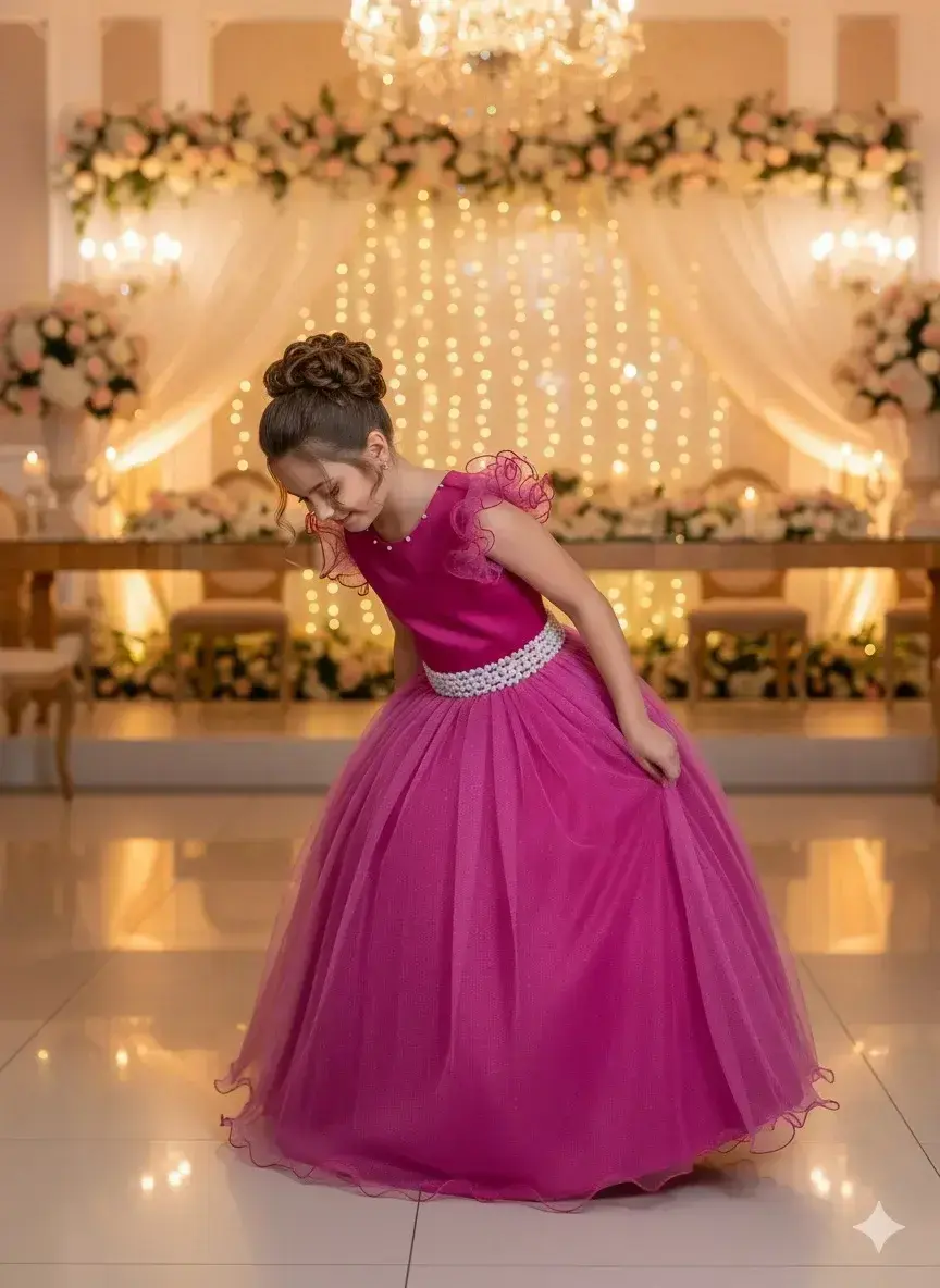 Vestido longo pink, foto 3