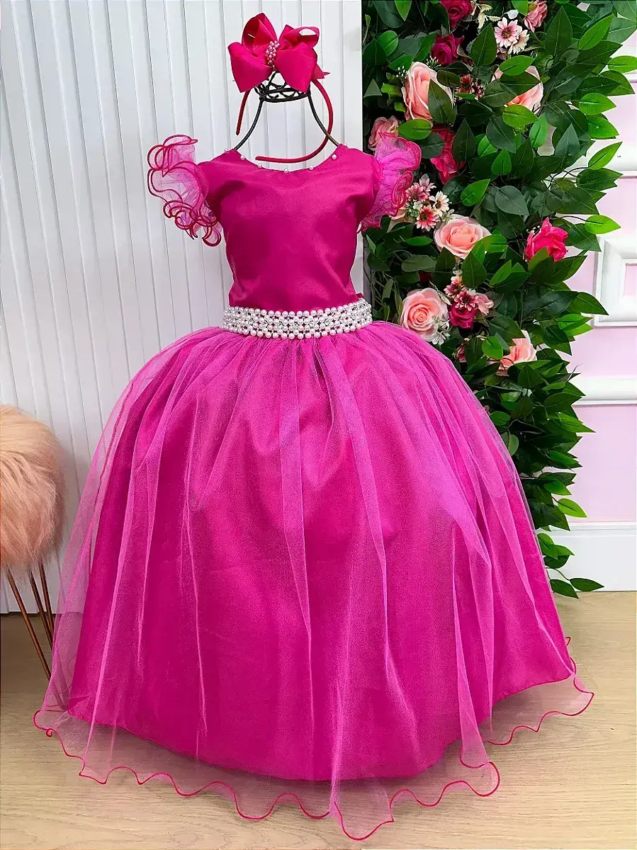 Vestido longo pink, foto 4