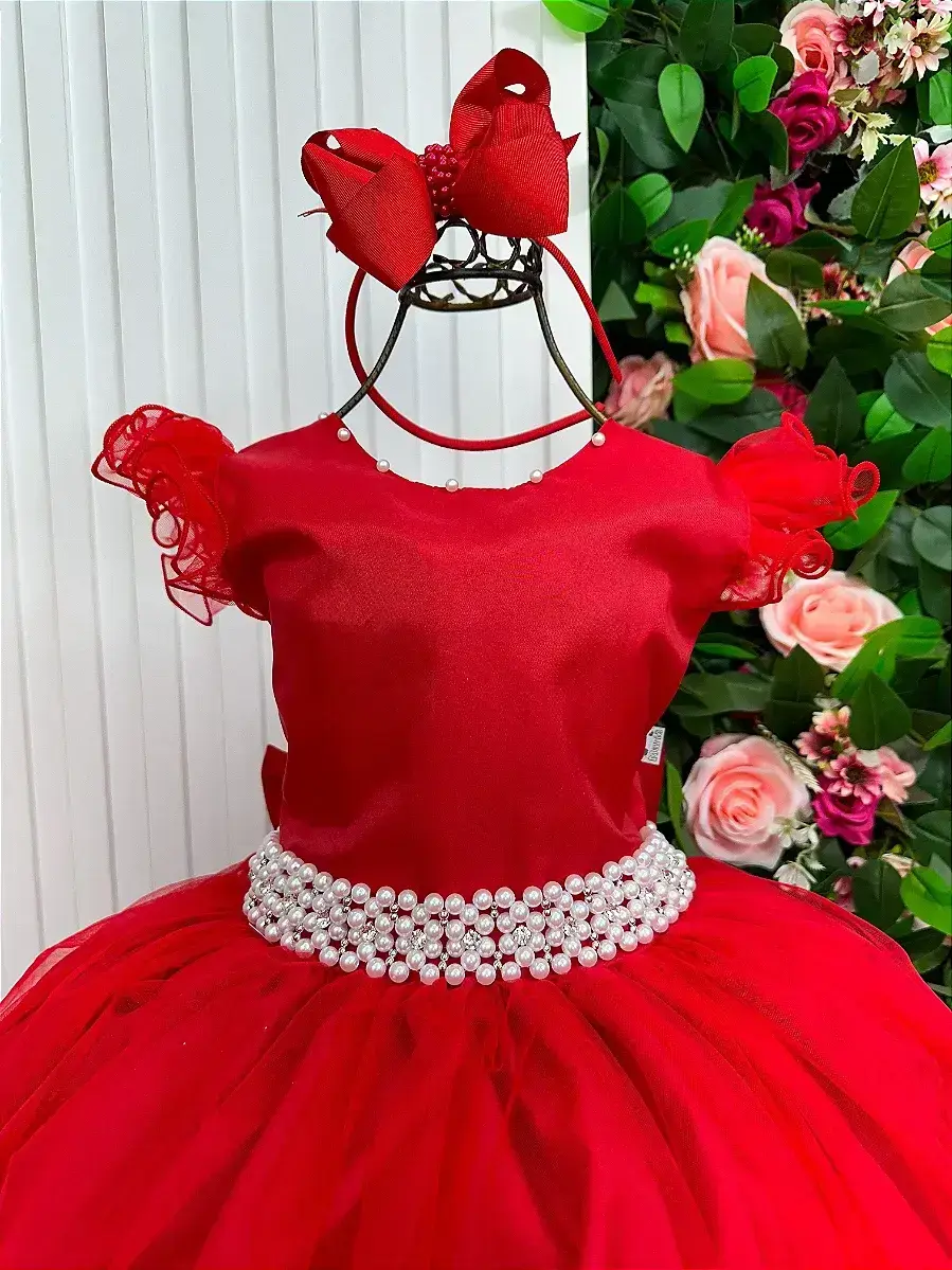 Vestido longo vermelho, foto 5