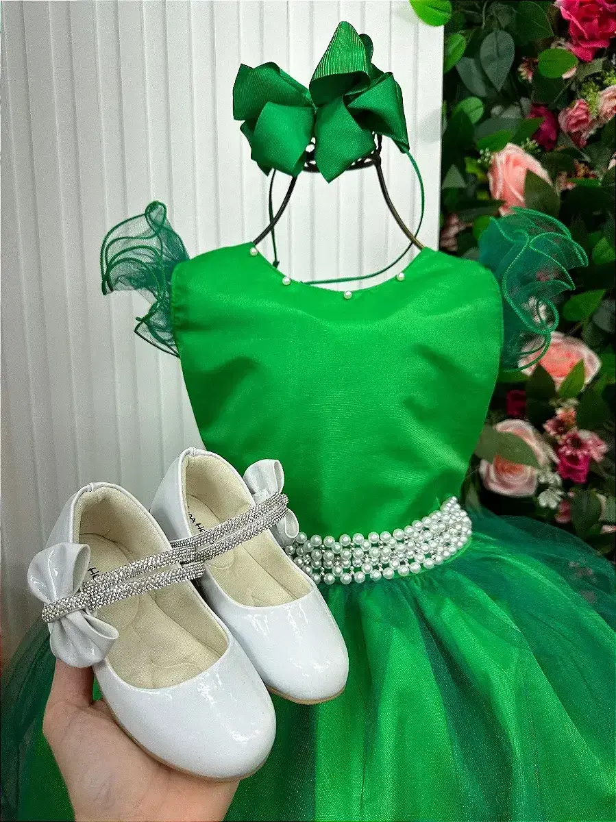Vestido longo verde bandeira, foto 6