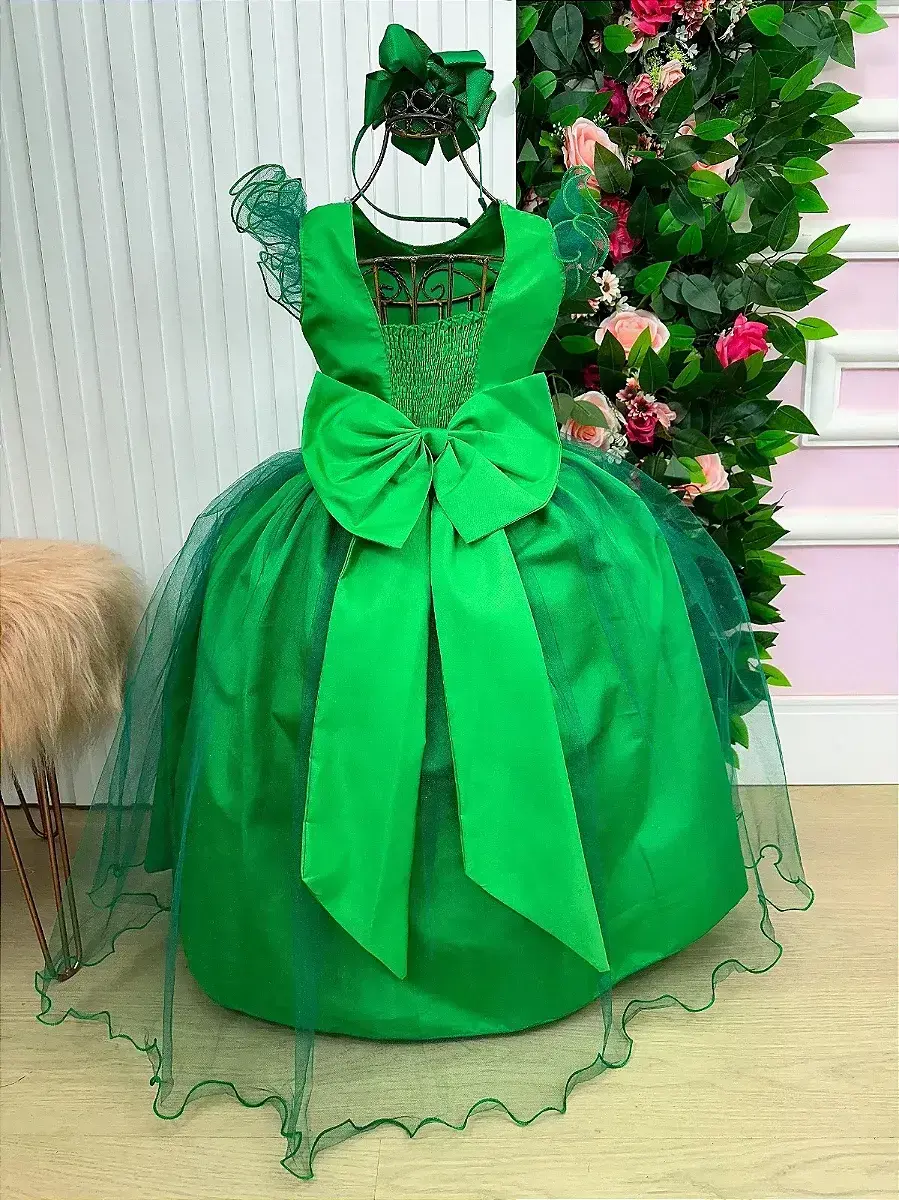 Vestido longo verde bandeira, foto 7
