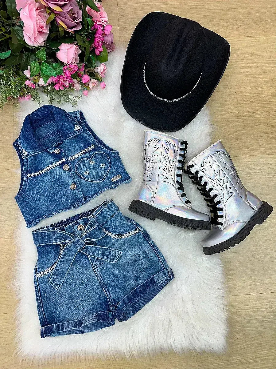 Conjunto Boiadeira marcely jeans