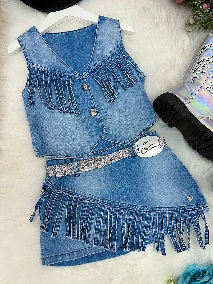 Conjunto Boiadeira maraisa jeans, foto 6