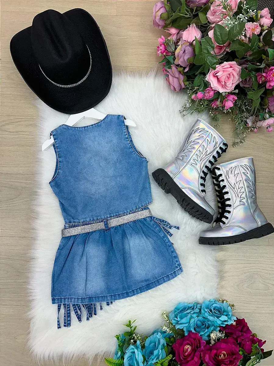Conjunto Boiadeira maraisa jeans, foto 7