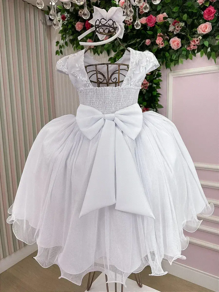 Vestido midi sabrina branco, foto 8