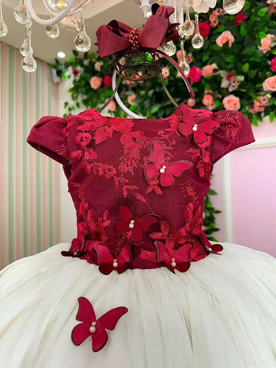 Vestido midi sabrina marsala off, foto 5
