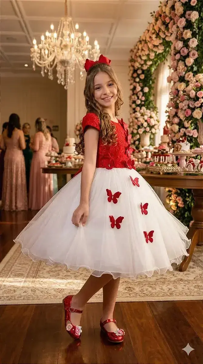 Vestido midi sabrina vermelho off, foto 2