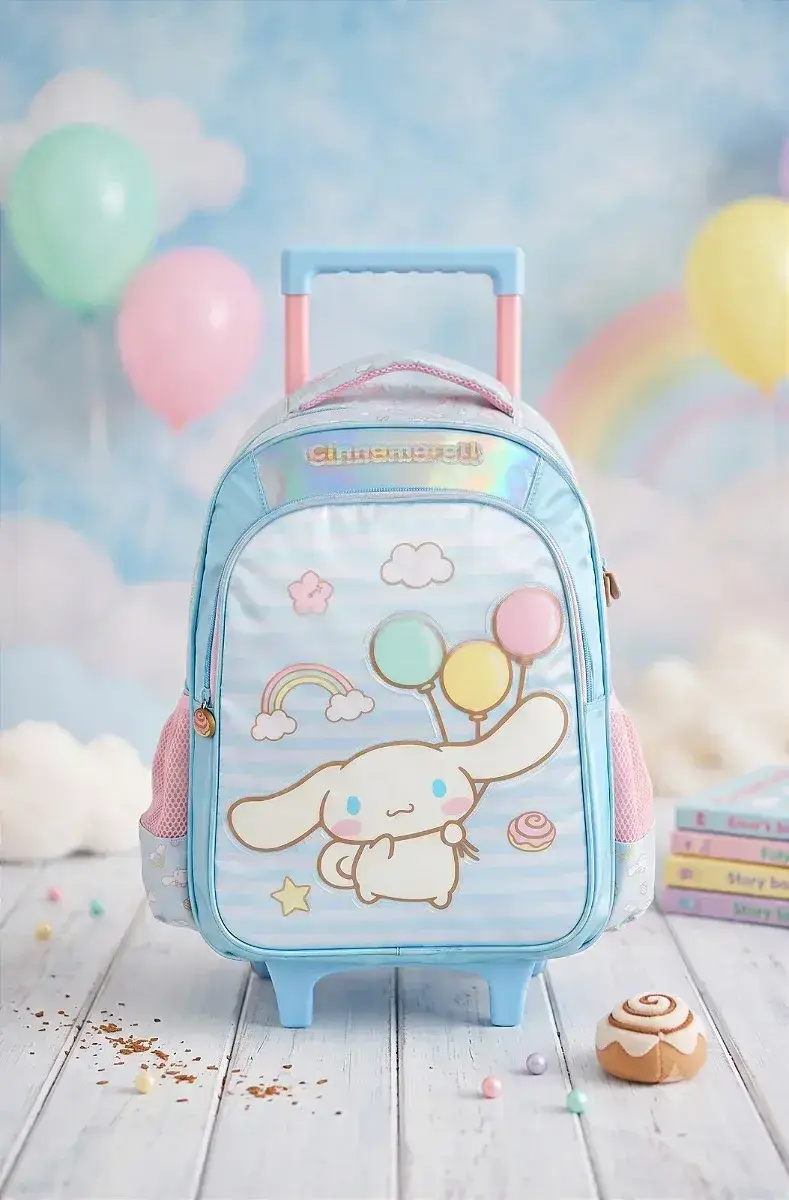 Mochila de rodinhas cinnamoroll