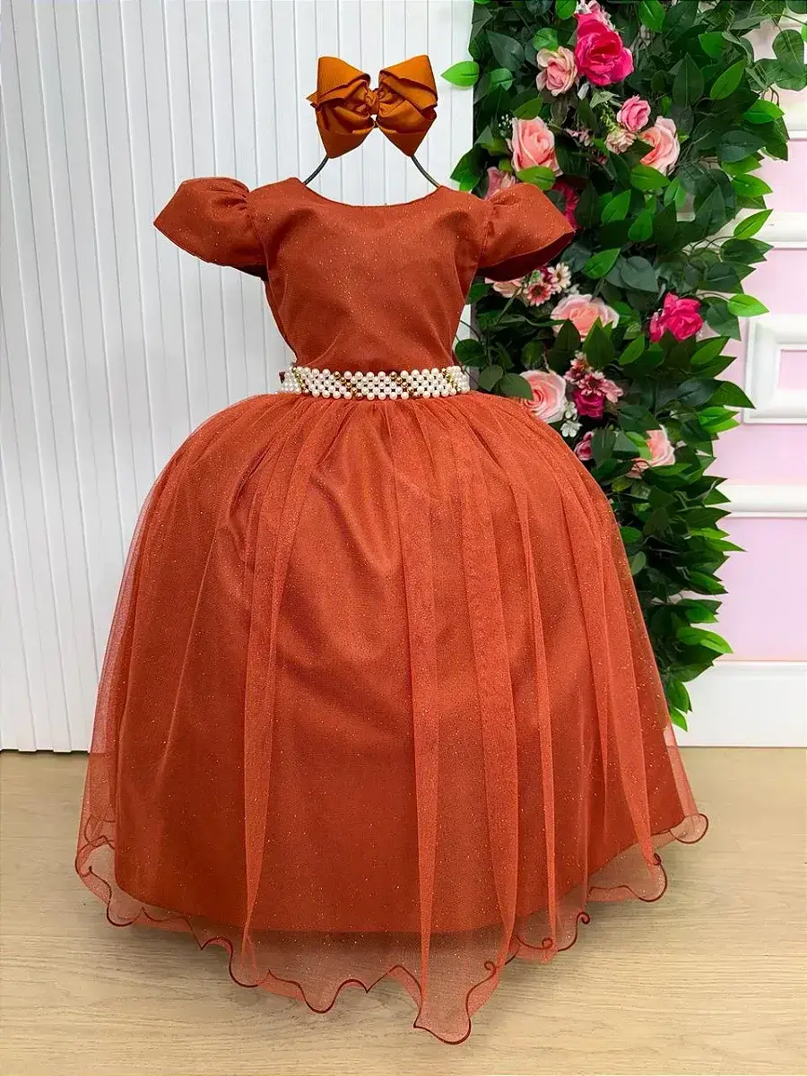 Vestido longo heloisa terracota, foto 5
