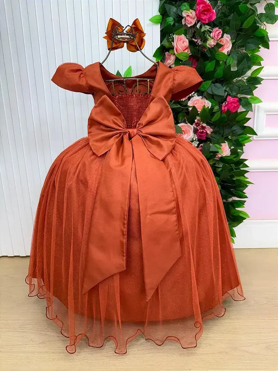 Vestido longo heloisa terracota, foto 8